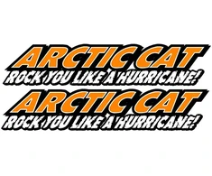 Technikos lipdukai Arctic Cat, 2 vnt.
