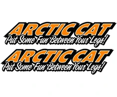 Technikos lipdukai Arctic Cat, 2 vnt.