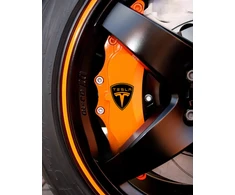 Tesla logo automobilio suportų lipdukai apdailai