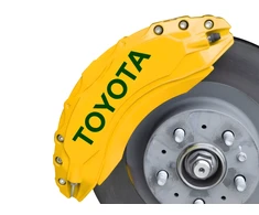 Toyota Automobilio suportų lipdukai išsiskiriantys