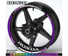 Tvirto vinilo HONDA ratlankių lipdukai sportiniams moto