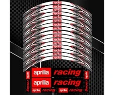 Universalus ratlankių lipdukų rinkinys Aprilia