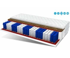 VIDA Premium 160x200 kišeninis čiužinys, 9 zonų, kokoso spalvos