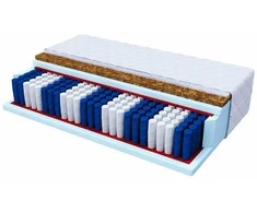 VIDA Premium 90x200 kišeninis čiužinys, 9 zonų kokoso pluoštas