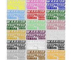 Yamaha 350 Warrior lipdukų rinkinys motociklo vinilo lipdukai
