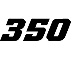 Yamaha 350 warrior motociklo lipdukai
