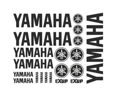 Yamaha Exup motociklo logotipo lipdukų rinkinys, vinilo lipdukai
