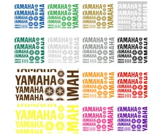 Yamaha Exup motociklo logotipo lipdukų rinkinys, vinilo lipdukai