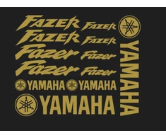 Yamaha FAZER motociklo logo lipdukų rinkinys, vinilo lipdukai