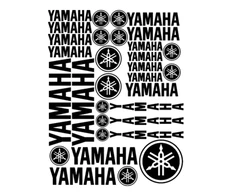 Yamaha logo lipdukų rinkinys, motociklo logotipo vinilo lipdukai