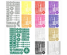 Yamaha logo lipdukų rinkinys, motociklo logotipo vinilo lipdukai