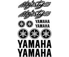 Yamaha Majesty 125 lipdukų rinkinys motociklo vinilo lipdukai
