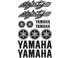 Yamaha Majesty 125 motociklo lipdukų rinkinys