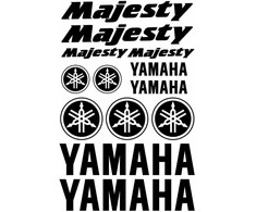 Yamaha Majesty lipdukų rinkinys