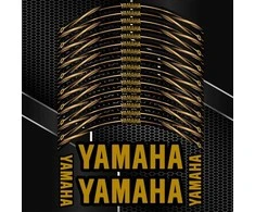 YAMAHA moto ratlankių lipdukai – premium sporto išvaizda