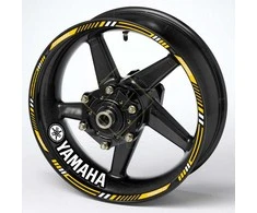 YAMAHA moto ratų dekoras – aukštos kokybės ratlankių lipdukai
