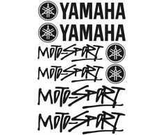 Yamaha Moto-Sport motociklo lipdukų rinkinys