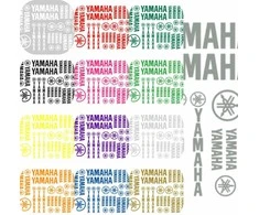 Yamaha motociklo logotipo lipdukų rinkinys, vinilo lipdukai