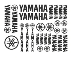Yamaha motociklo logotipo lipdukų rinkinys, vinilo lipdukai