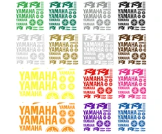 Yamaha R1 Exup motociklo logo lipdukų rinkinys, vinilo lipdukai