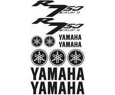 Yamaha R750 motociklo lipdukų rinkinys