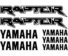 Yamaha Raptor lipdukų rinkinys