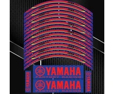 YAMAHA ratlankių lipdukai sportiniams motociklams – ryškus dizainas