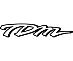 Yamaha tdm motociklo lipdukai