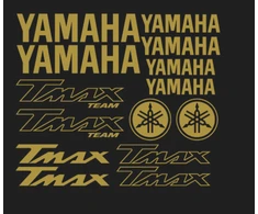 Yamaha TMAX TEAM motociklo logotipo lipdukų rinkinys, vinilo lipdukai