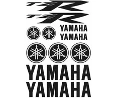 Yamaha TZR motociklo lipdukų rinkinys