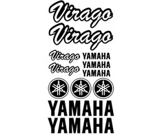 Yamaha Virago motociklo lipdukų rinkinys