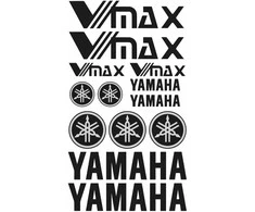 Yamaha Vmax motociklo lipdukų rinkinys