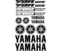 Yamaha YBR 125 lipdukų rinkinys