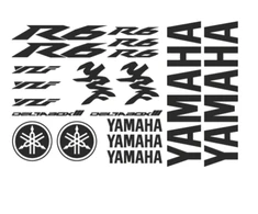Yamaha YZF R6 Deltabox 3 lipdukų rinkinys motociklo logo, vinilo lipdukai