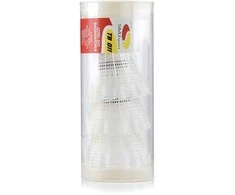 Nailoninės Badmintono Plunksnelės SMJ TB011 Teloon 3 vnt. Baltos