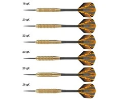 Harrows Steeltip Club Brass 25g strėlės