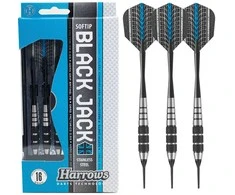 Strėlytės Harrows Softip Juodas Jack 20 g