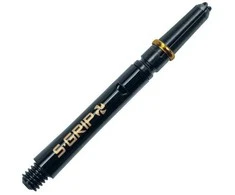 Koteliai Harrows Supergrip Spin, juodi, trumpi, 35 mm