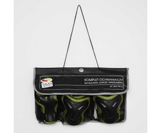 Kelių, riešų ir alkūnių apsaugos SMJ Sport BS-P003 Junior, žalios, juodos