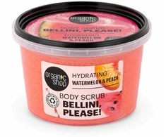 Drėkinantis šveitiklis kūnui Watermelon&Peach ORGANIC SHOP, 250 ml