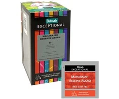 Juodoji indiška arbata, DILMAH Exceptional Maharajah Reserve Assam, 50 vnt.