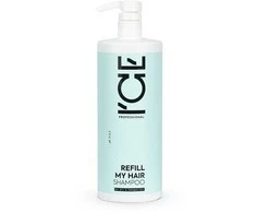 Šampūnas sausiems pažeistiems plaukams ICE PROFESSIONAL Refill My Hair, 1000 ml