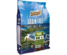 Sausas ėdalas begrūdis PRINCE GRAIN FREE mažiems ir vidutinių veislių šunims su ėriena, 4kg