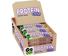Proteininis batonėlis GO ON PROTEIN CRISP Coconut&Cookies, 45 g x 24 vnt