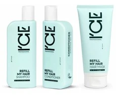 Rinkinys sausiems ir pažeistiems plaukams ICE PROFESSIONAL „Refill My Hair”
