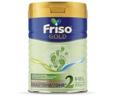 Tolimesnio maitinimo mišinys Friso Gold 2, 6-12 mėn., 800g