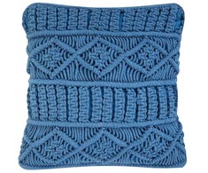 Beliani 2 dekoratyvinių pagalvių rinkinys: makro 45 x 45 cm mėlyna CARATAS