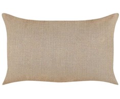 Beliani Rinkinys 2 dekoratyvinės pagalvės BANORI Linas 30 x 50 cm Kremas Plain