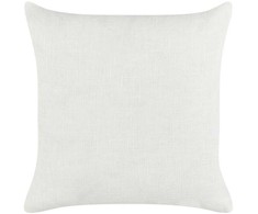 Beliani Rinkinys 2 MILAS Lininės dekoratyvinės pagalvės 50 x 50 cm Juodas/ balta Dryžuota