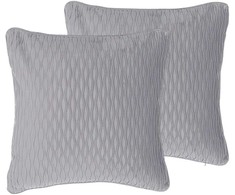 Beliani Rinkinys 2 dekoratyvinės pagalvės MOTARI Velvet 45 x 45 cm Kamuolys Geometrinis raštas